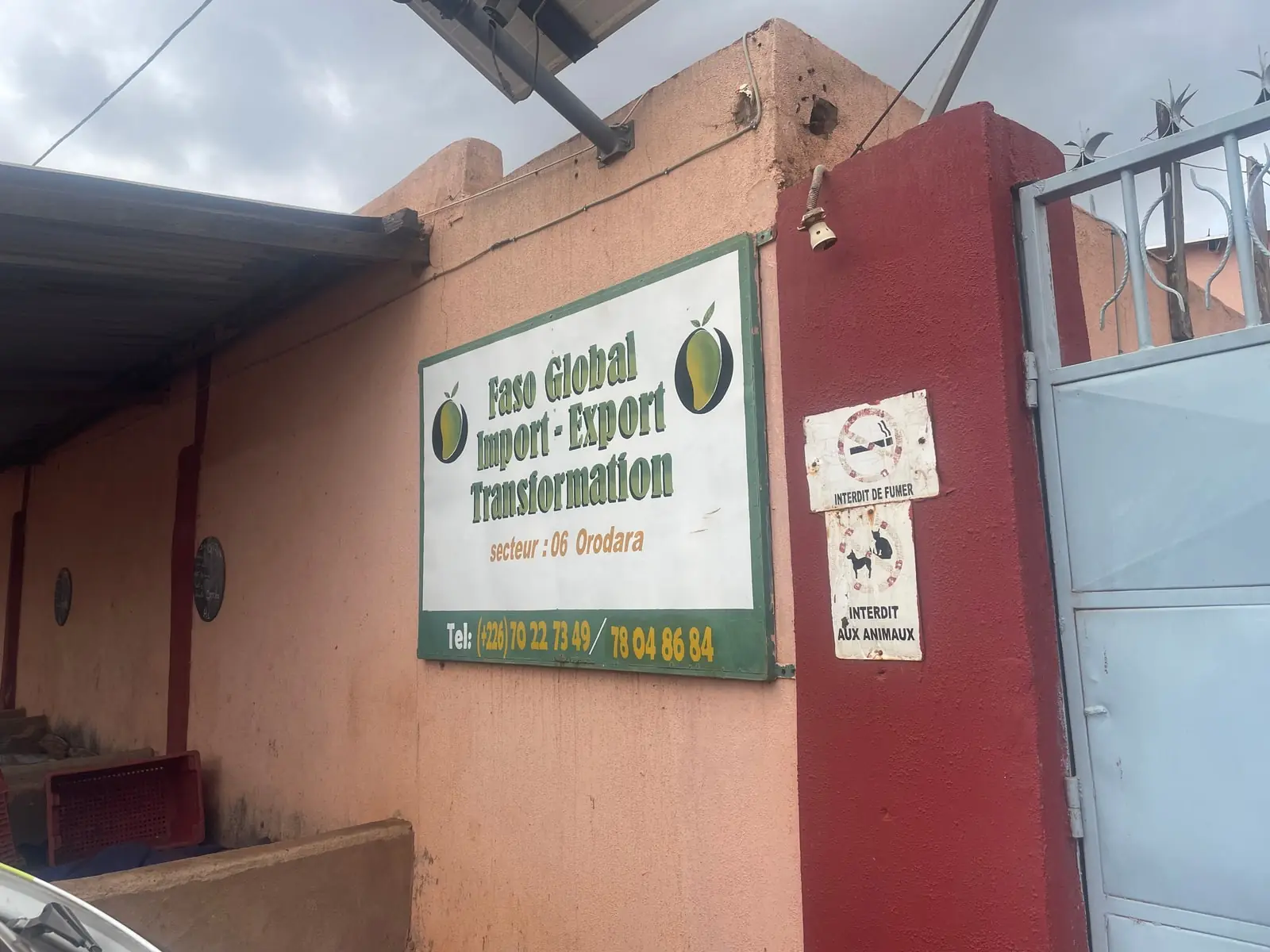 Une unité de transformation à Orodara, Burkina Faso.